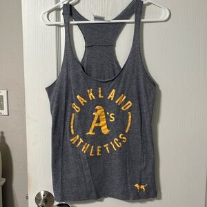 Never Worn! Oakland A’s PINK Racerback Tank Top. Size Medium.